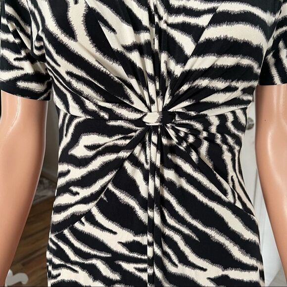 ENFOCUS Studio Zebra Print Dress Size 6 - Picture 6 of 11